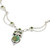 Hand Made Peridot Turquoise Pendant Necklace from India 'Radiant Princess in Green'