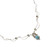 Sterling Silver Citrine Turquoise Pendant Necklace 'Radiant Princess'