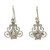 Amethyst Sterling Silver Butterfly Dangle Earrings Indonesia 'Resting Butterfly'