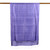 Hand Woven Fringed Silk Scarf in Blue-Violet from Thailand 'Otherworldly in Blue-Violet'