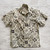 Handmade Men's Cotton Batik Shirt with Balinese Motifs 'Javanese Batik'