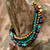 Multi Gemstone Beaded Bracelet from Thailand 'Freedom of Expression in Blue'