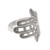 Sterling Silver Hamsa Symbol Ring Handcrafted in Bali 'Hamsa Rope'