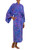 Handcrafted Purple Batik Rayon Robe from Indonesia 'Purple Mist'