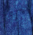 Blue Rayon Long Robe with Bamboo Batik Print from Indonesia 'Bamboo Blue'
