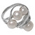 Handcrafted Balinese Sterling Silver and Cultured Pearl Ring 'Polarized Pearl'
