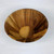 1 Quart Serving Bowl in Natural Wood Handmade in Thailand 'Conical Nature'