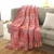 Bright Multicolored Throw Blanket with Fringe from India 'Vibrant Mix'