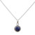 Lapiz Lazuli and Sterling Silver Pendant Necklace from India 'Blue Globe'