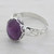 Amethyst and Sterling Silver Cocktail Ring from India 'Lilac Ecstasy'