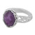 Amethyst and Sterling Silver Cocktail Ring from India 'Lilac Ecstasy'