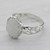 Rainbow Moonstone and 925 Silver Indian Jali Cocktail Ring 'Pure Ecstasy'
