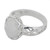 Rainbow Moonstone and 925 Silver Indian Jali Cocktail Ring 'Pure Ecstasy'
