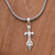 Sterling Silver Sword Pendant Necklace from Indonesia 'Sword of Airlangga'