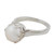 Artisan Crafted Cultured Pearl Solitaire Ring from India 'Glowing Globe'