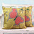 Cotton Pillow Covers with Butterfly Embroidery Pair 'Joyful Butterfly'