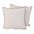 Cotton Pillow Covers with Butterfly Embroidery Pair 'Joyful Butterfly'