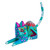 Copal Wood Alebrije Cat Sculpture in Teal from Mexico 'Excited Cat in Teal'