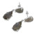 Labradorite and Cubic Zirconia Dangle Earrings from India 'Twilight Delight'