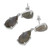 Labradorite and Cubic Zirconia Dangle Earrings from India 'Twilight Delight'