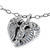 Sterling Silver Heart Shaped Mexican Hummingbird Necklace 'Tuxtepec Hummingbird'