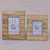 4x6 and 3x5 Natural Finish Albesia Wood Photo Frames 'Wood Stripes'