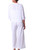 Comfortable White Cotton Cropped Pants from India 'Trendy Elegance'