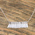 Sterling Silver Pendant Necklace by Mexican Artisans 'Chime Garland'