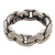 Sterling Silver Unisex Chain Motif Band Ring from Indonesia 'Family Links'