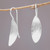 925 Sterling Silver Shimmering Drop Earrings from Bali 'Shimmering Curves'