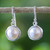 Cultured Pearl Dangle Earrings from Thailand 'Pearl Radiance'