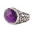 Amethyst and Sterling Silver Cocktail Ring from India 'Lilac Glimmer'