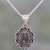 Labradorite and Sterling Silver Pendant Necklace from India 'Silver Allure'