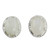 Rainbow Moonstone Stud Earrings 'Morning Frost'