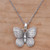 925 Sterling Silver Butterfly Pendant Necklace from Bali 'Blessed Butterfly'