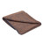 Throw Blanket with Diamond Motifs in Slate and Spice 'Diamond Embrace'