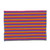 Six Multicolored Striped Cotton Placemats from Guatemala 'Rainbow Inspiration'