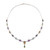 Rainbow Bliss Sterling Multi-Gemstone Pendant Necklace 'Rainbow Bliss'
