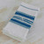 Striped 100 Cotton Napkins from Guatemala Set of 6 'Cheerful Kitchen in Blue'
