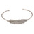 925 Sterling Silver Feather Cuff Bracelet from Bali 'Alluring Feather'