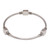 Sterling Silver Square Shape Bangle Bracelet from Bali 'Square Reflection'