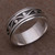 925 Sterling Silver Unisex Spinner Meditation Ring from Bali 'Stream of Life'