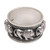 Sterling Silver Lion Motif Band Ring from Bali 'Lion Parade'