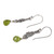 Women's Sterling Silver Dangle Earrings 'Rainforest'