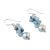 Cultured Pearl and Quartz Dangle Earrings from Thailand 'Happy Bunch'