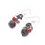 Jasper Multi-Gemstone Dangle Earrings from Thailand 'Exotic Cluster'