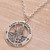 Saint Christopher Sterling Silver Pendant Necklace from Java 'Saint Christopher'
