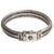 Artisan Crafted Sterling Silver Braided Bracelet from Bali 'Eternal Shine'