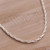 925 Sterling Silver Rope Chain Necklace from Bali 'Luminous Sparkle'
