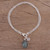 Labradorite and Rainbow Moonstone Charm Bracelet from India 'Twinkling Harmony'